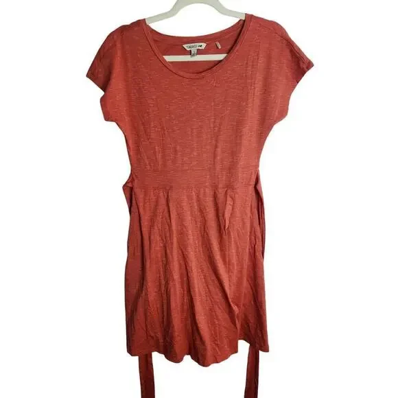 Toad and & Co Cue Wrap dress sz S pockets orange gorpcore eco outdoors recycled - Picture 1 of 11